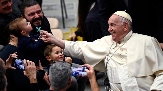 El papa Francisco durante una audiencia general en el Vaticano, el 14 de diciembre de 2022. 