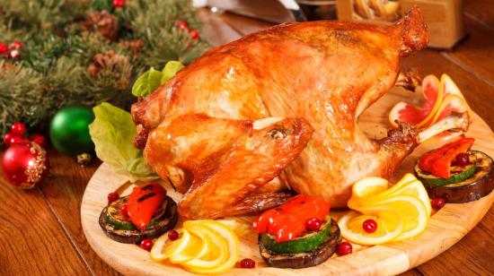 El pavo es uno de los platos típicos de las cenas navideñas en Ecuador y otros países. 