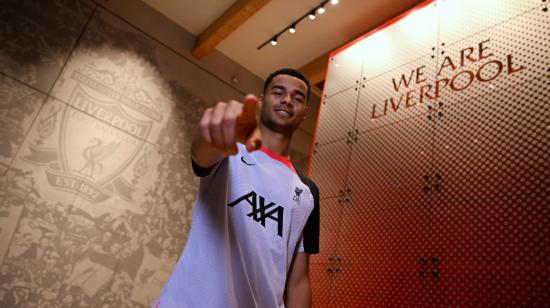 Cody Gakpo con la camiseta del Liverpool, el miércoles 28 de diciembre de 2022.