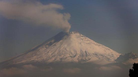 Imagen del volcán Cotopaxi, el 28 de diciembre de 2022.