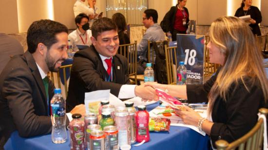 Un evento de negocios para concretar nuevas exportaciones de empresas en Ecuador, en septiembre de 2022. 