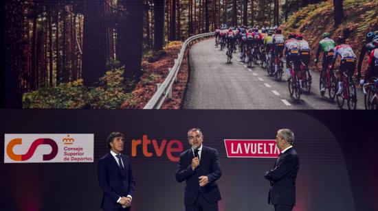 Evento de presentación de la Vuelta a España 2023, el martes 10 de enero.