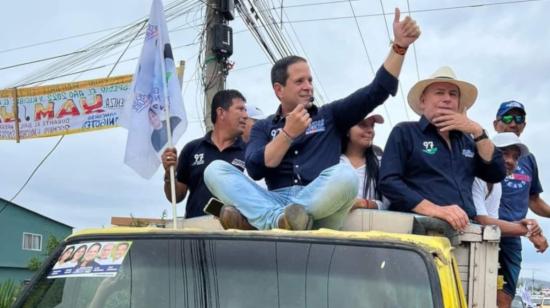 José Miguel Mendoza, candidato a la Alcaldía de Portoviejo por el movimiento Gente Nueva. 