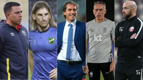 César Farías, Sebastián Beccacece, Guillermo Almada, Paulo Bento y Félix Sánchez, algunos de los candidatos que la FEF maneja para asumir la selección de Ecuador. 