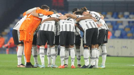 Los jugadores de la Juventus tras el partido de la Serie A italiana ante Napoli, el 13 de enero de 2023.