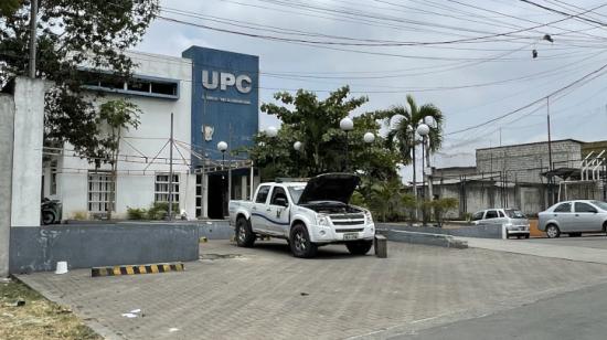 La UPC de Pascuales una semana después del atentado con bomba. Guayaquil, 8 de noviembre de 2022.