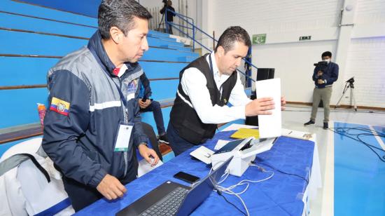 El CNE realizó el primer simulacro de las elecciones este 8 de enero de 2023.