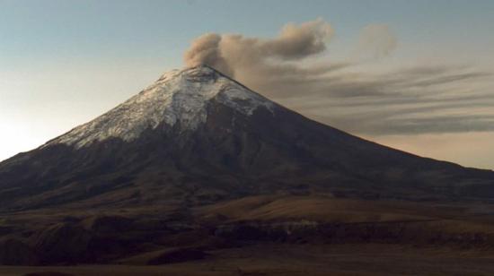 Imagen del volcán Cotopaxi del 27 de enero de 2023.