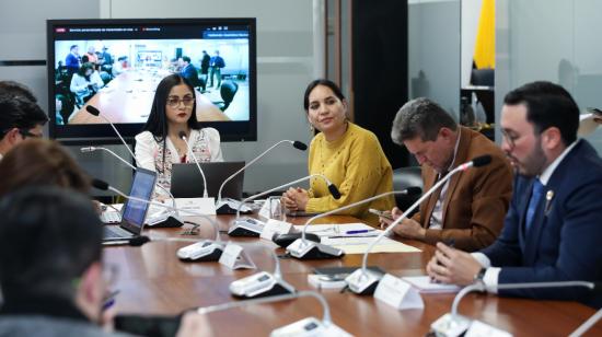 Sesión de la Comisión Ocasional de la Asamblea Nacional para tratar el Caso Encuentro. 31 de enero de 2023.