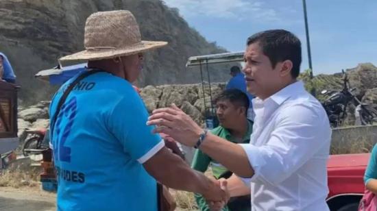 Omar Menéndez, candidato asesinado en Manabí, en una foto publicada en sus redes sociales el 18 de enero de 2023.