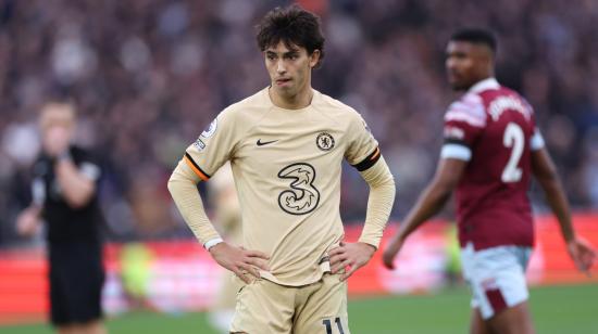 El portugués Joao Félix, del Chelsea, durante el partido ante el West Ham, el 11 de febrero de 2023.