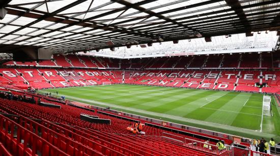 Vista panorámica del estadio Old Trafford, en Manchester, el 4 de febrero de 2023.