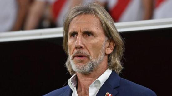 Ricardo Gareca, durante su paso por la selección peruana.