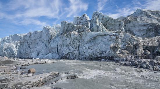 Deshielo de un iceberg en Groenlandia, el 18 de enero de 2023. 