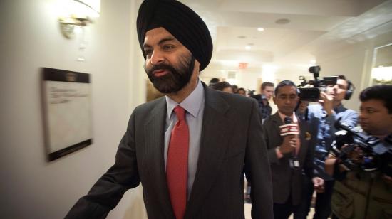 Imagen de archivo de Ajay Banga, cuando era presidente de Mastercard, el 29 de septiembre de 2014.