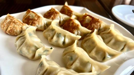 Gyozas en el restaurante Ta Lico Cuisine, de Cuenca. 