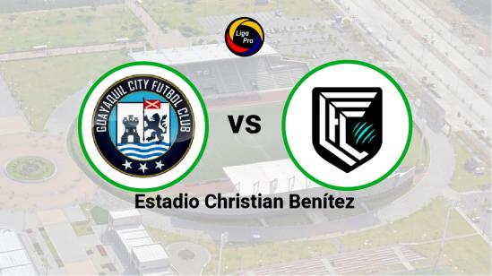 Guayaquil City se enfrenta a Cumbayá en el estadio Christian Benítez, el 25 de febrero de 2023.