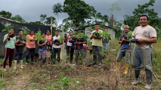 Asociación de Productores Agropecuarios de Tinguiza, en Pastaza, junio de 2021.