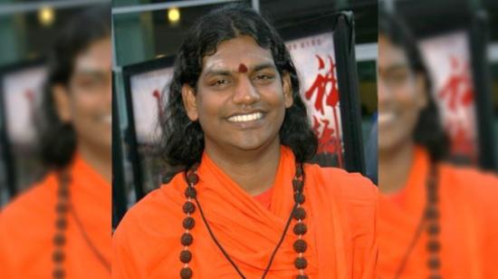 El gurú Nithyananda Paramashivam, fundador de los Estados Unidos de Kailasa en 2019.