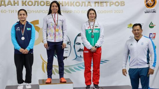 Luisa Valverde se llevó la medalla de oro en el torneo torneo Dan Kolov - Nikola Petrov, en Bulgaria, el 5 de marzo de 2023. 