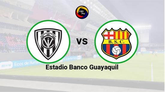 Independiente del Valle se enfrenta a Barcelona en el estadio Banco Guayaquil el 18 de marzo de 2023.