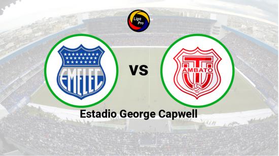 Emelec se enfrenta a Técnico Universitario en el estadio George Capwell el 19 de marzo de 2023.