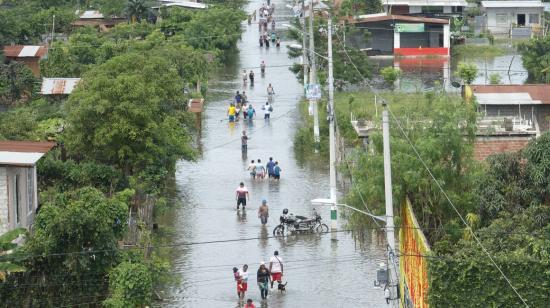 Panorámica del cantón Milagro, en Guayas, el 12 de marzo de 2023. 