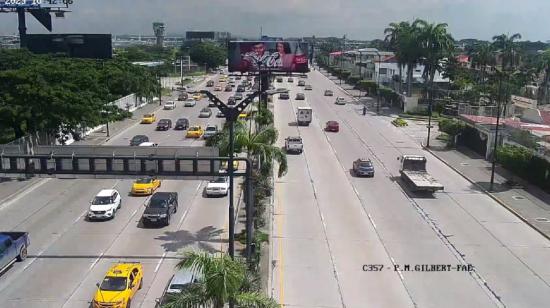 Panorámica de la avenida Pedro Menéndez Gilbert, en el norte de Guayaquil, el 16 de marzo de 2023. 