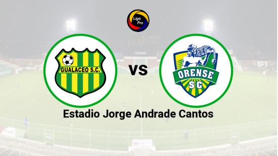 Gualaceo se enfrenta a Orense en el estadio Jorge Andrade Cantos, el 17 de marzo de 2023.