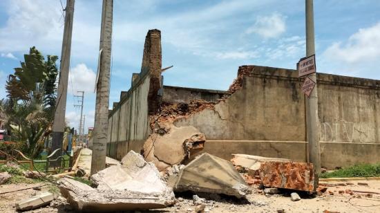 En Tumbes, Perú, se reportaron daños en edificaciones debido al terremoto de este 18 de marzo de Ecuador.