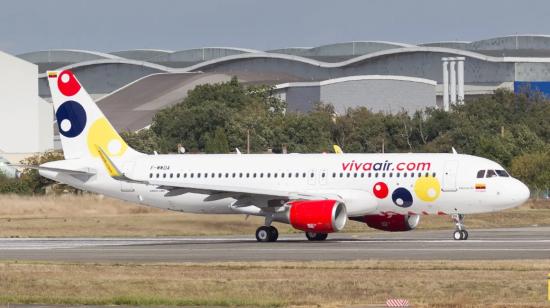 Imagen referencial. Un avión de la aerolínea Viva Air, en 2020. 