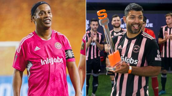 Ronaldinho y Sergio Agüero han jugado en la Kings League.