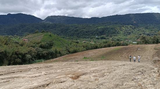 Terreno de 16 hectáreas donde se desarrollan proyectos de lotización en el sector La Isla, de Mido. 