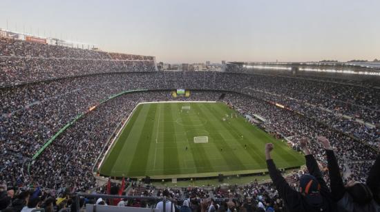 Vista panorámica del Camp Nou durante la final de la Kings League, el 26 de marzo de 2023.