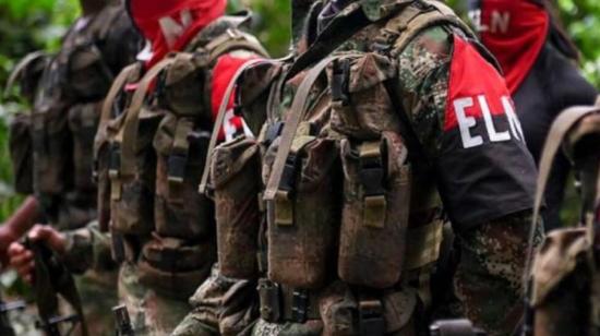 Imagen referencial. Miembros del grupo guerrillero ELN, en Colombia. 