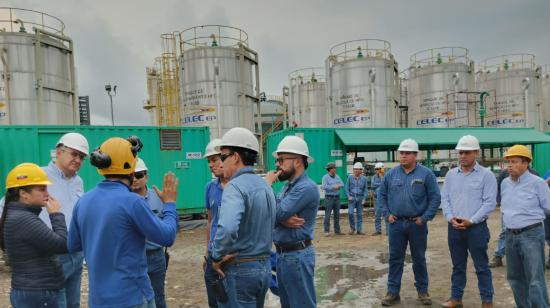 Personal de Celec concluyó las pruebas en la central termoeléctrica ubicada en el campo petrolero ITT, el 4 de abril de 2023.