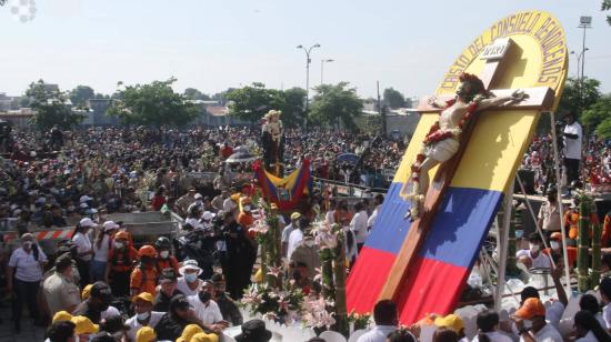 Procesión de Cristo del Consuelo, de Viernes Santo, el 15 de abril de 2022, en Guayaquil