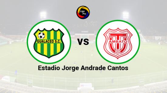 Gualaceo se enfrenta a Técnico Universitario en el estadio Jorge Andrade Cantos el 8 de marzo de 2023.