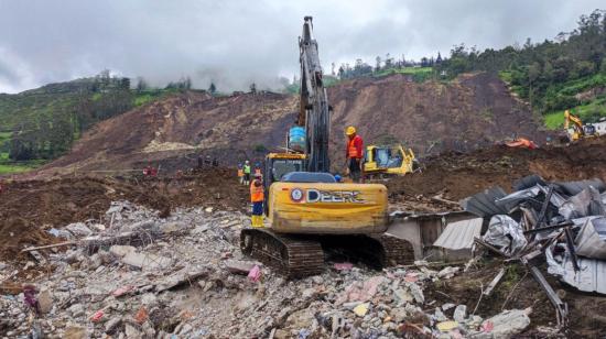 Un macrodeslizamiento de tierra ocurrió en Alausí el 26 de marzo de 2023. 