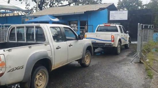 Exteriores de la Penitenciaría del Litoral, en Guayaquil, el 12 de abril de 2023. 