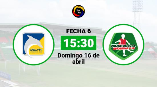 Delfín se enfrenta a Mushuc Runa el domingo 16 de abril desde las 15:30.