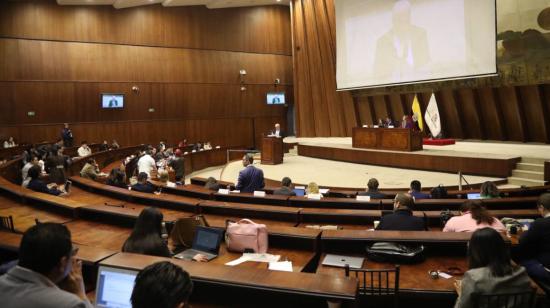 Segundo día de comparecencias en el proceso de juicio político contra el presidente Guillermo Lasso, este 19 de abril de 2023.