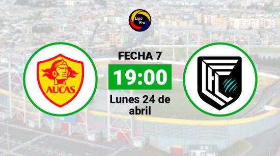 Aucas se enfrenta a Cumbayá el lunes 24 de abril desde las 19:00.