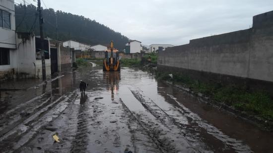 Situación de La Pulida, este 23 de abril, luego de las inundaciones de la noche.