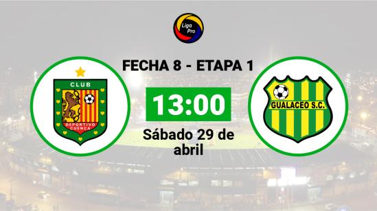 Deportivo Cuenca se enfrenta a Gualaceo el sábado 29 de abril desde las 13:00.