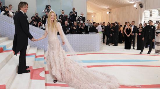 Keith Urban y Nicole Kidman en el Met Gala de 2023.