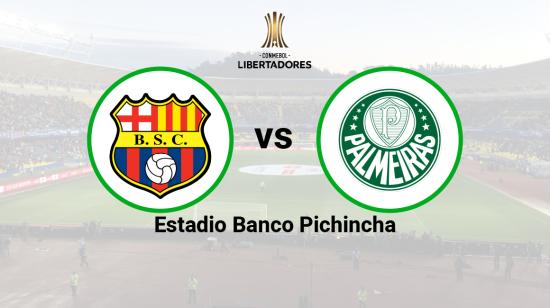 Barcelona se enfrenta a Palmeiras en el estadio Banco Pichincha el 3 de mayo de 2023.