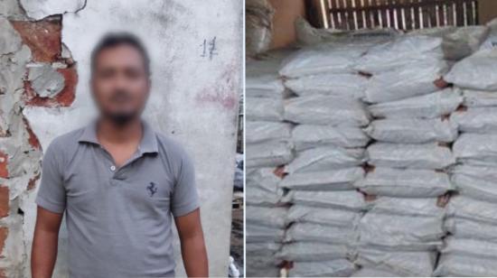 Incautación de cocaína en Pascuales, Guayaquil, 5 de mayo de 2023.