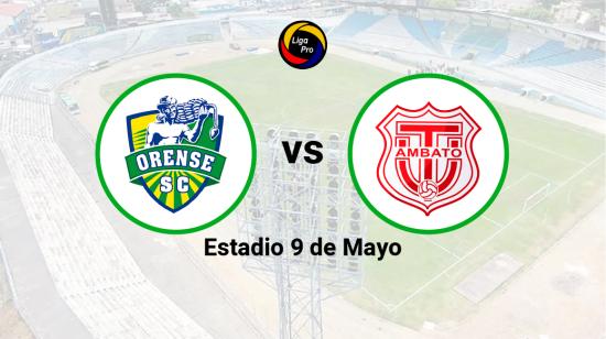 Orense se enfrenta a Técnico Universiario en el estadio 9 de Mayo, el 5 de mayo de 2023.