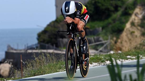 Remco Evenepoel, durante la Etapa 1 del Giro de Italia, el 6 de mayo de 2023.